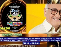 Magno Pires, nome selecionado ao Prêmio Internacional Iberoamericano, El Nevado Solidário de Oro