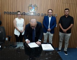 Presidente do TJPI assina ordem de serviço para construção do novo Fórum, Juizado e Central de Inquérito de São Raimundo Nonato