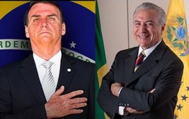 DE MICHEL TEMER PARA BOLSONARO