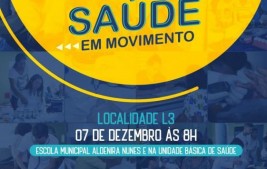 Saúde em Movimento chegará ao L3 com diversos serviços