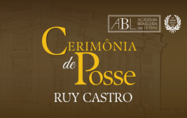 Escritor Ruy Castro toma posse na Academia Brasileira de Letras