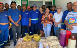 Prefeitura de Batalha promove café da manhã para homenagear garis do municipío