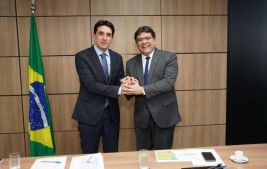 Em reunião com Rafael Fonteles, ministro dos Portos garante apoio para conclusão do Porto de Luís Correia