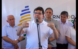 Rafael Fonteles inaugura obras de infraestrutura e mobilidade em Água Branca