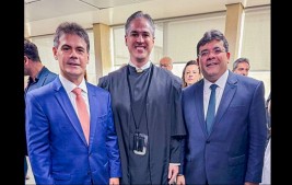 Rafael Fonteles prestigia posse do piauiense Maxwell Borges no TCE de São Paulo