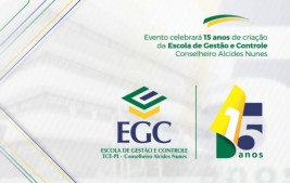 Evento celebrará 15 anos de criação da Escola de Gestão e Controle Conselheiro Alcides Nunes