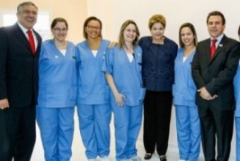 Dilma inaugura Hospital José Alencar no ABC Paulista