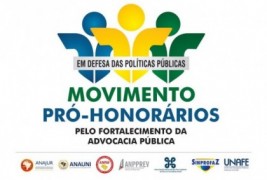 Movimento Pró-Honorários divulga material informativo