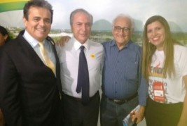 Michel com Magno e Henrique Pires