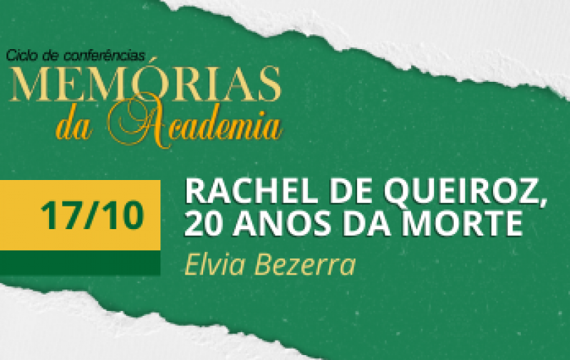Rachel de Queiroz é tema de palestra