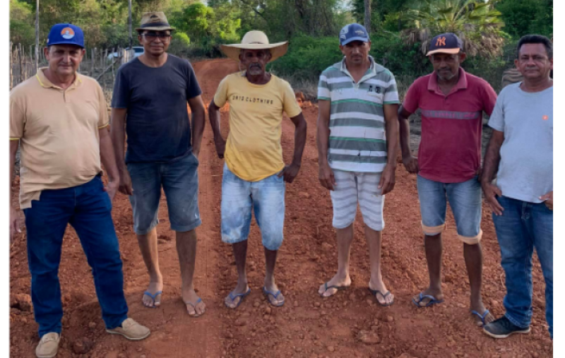 Prefeito José Luíz confere de perto a conclusão das estradas vicinais que dão acesso ás localidades Pereiras I e II