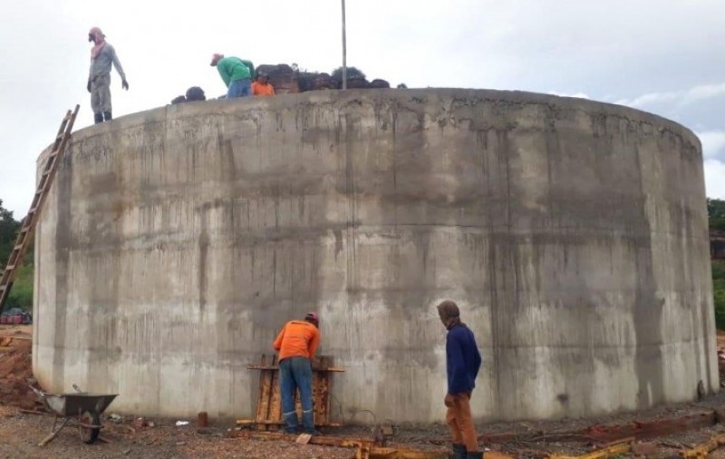 Ampliação do abastecimento de água em Parnaguá está com 95% das obras concluídas